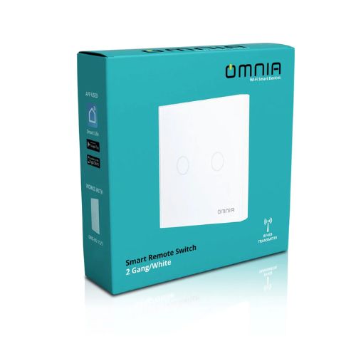 [INN0380606] Apagador Inalámbrico Omnia RF 2 Vías SYT-C02-W